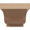 Ekena Millwork 7"W x 14"D x 7"H Wide Newport Rough Cedar Woodgrain TimberThane Corbel, Primed Tan CORUR07X14X07NEWRCPR - alternate 6